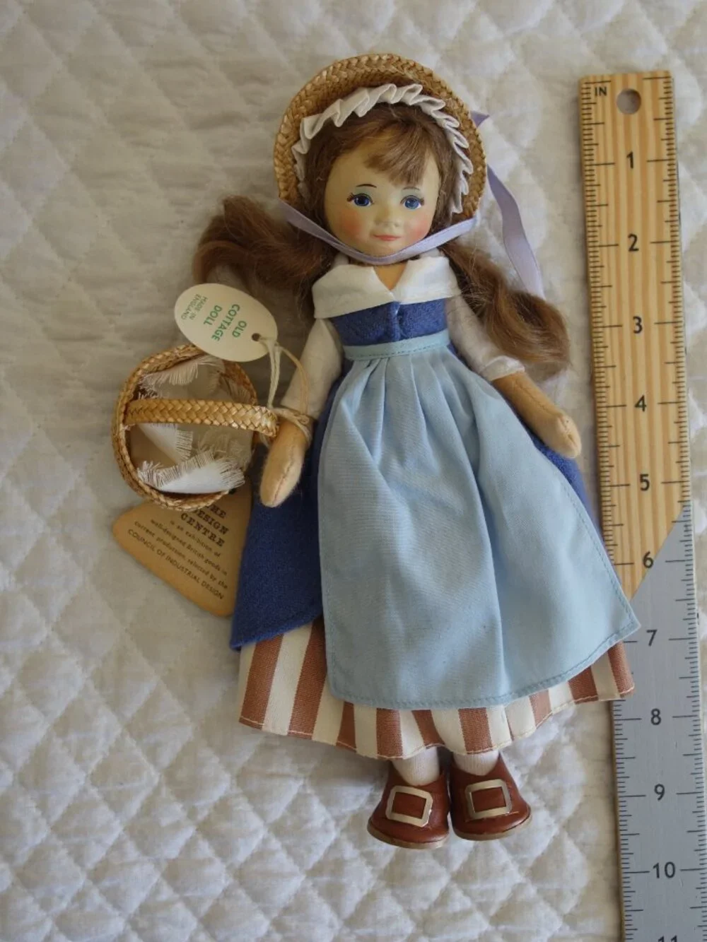 Lot of 3 Vntg w/ tags OLD COTTAGE / BAITZ England Austria German Dolls - Picture 2 of 10